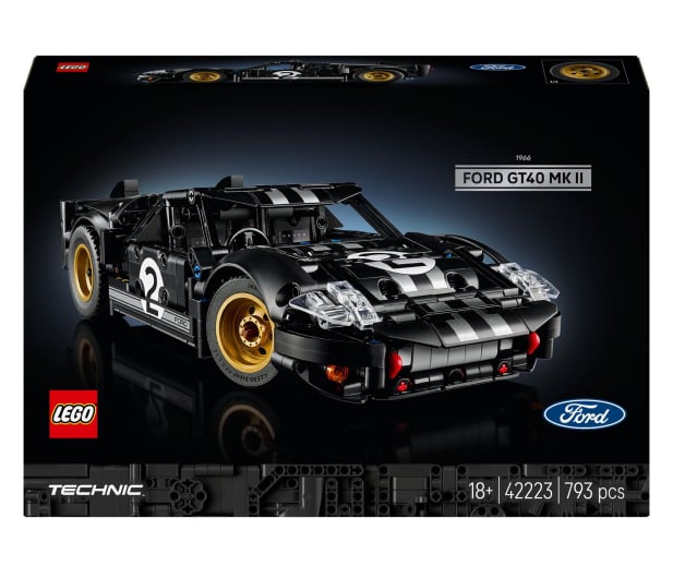 LEGO TECHNIC 42223 Samochód wyścigowy 1966 Ford GT40 MKII - 1473449 - zdjęcie